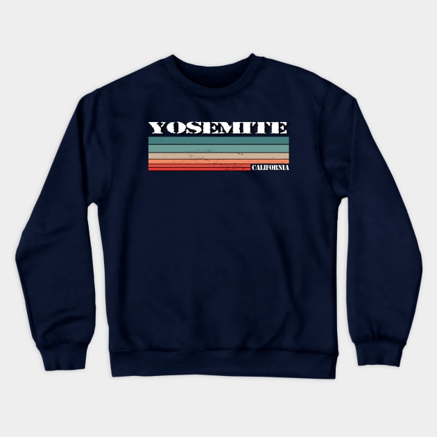 Yosemite California Crewneck Sweatshirt by Spearhead Ink